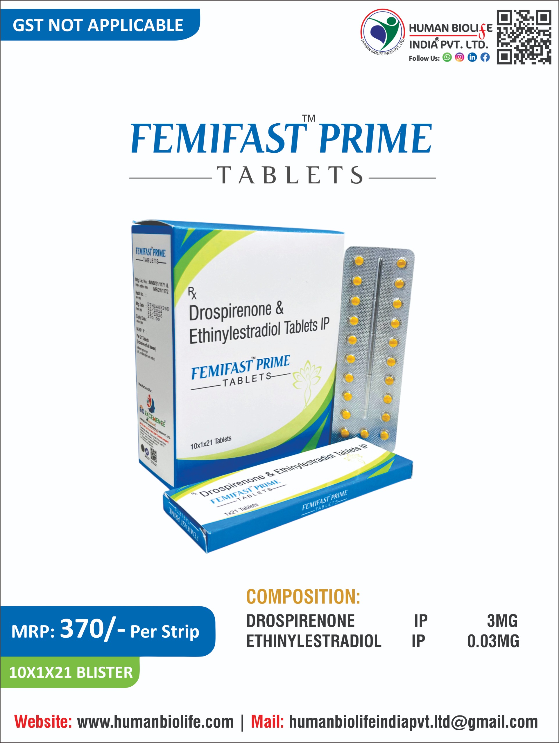 FEMIFAST PRIME TABLETS