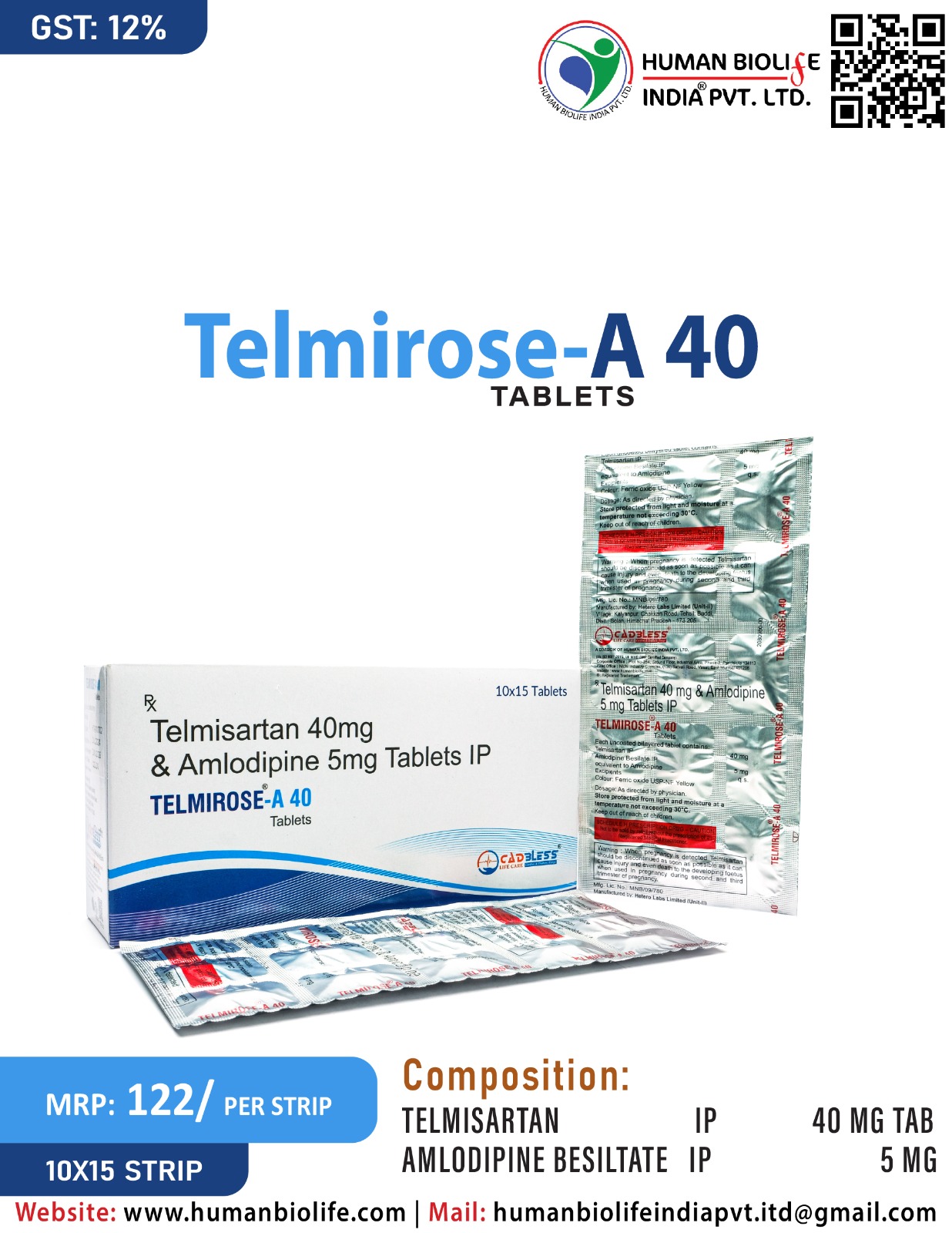 TELMIROSE- A-40  TABLET