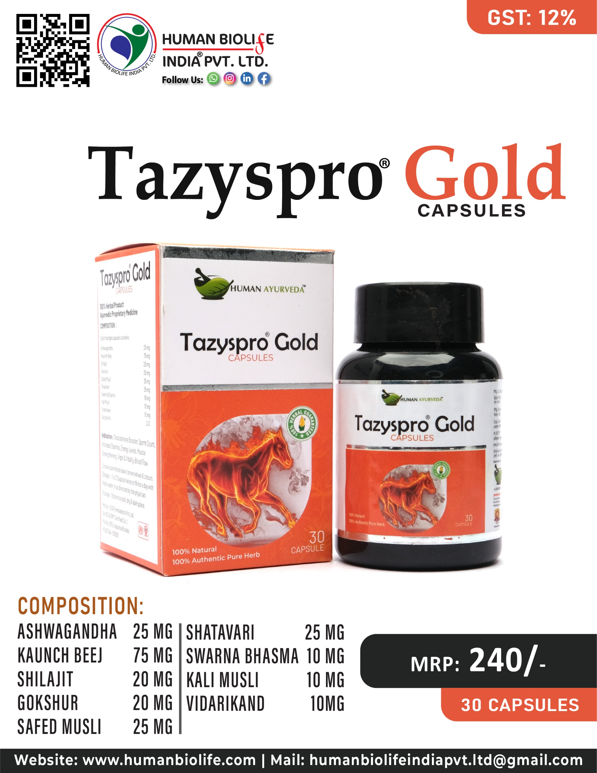 TAZYSPRO GOLD CAPSULES