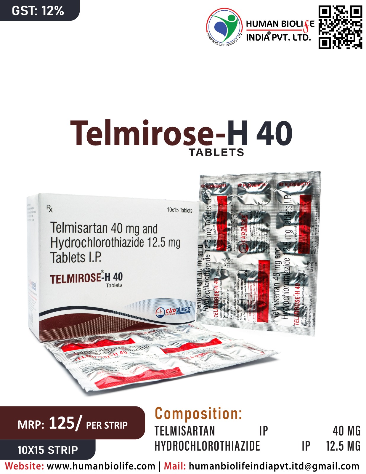 TELMIROSE- H-40  TABLET